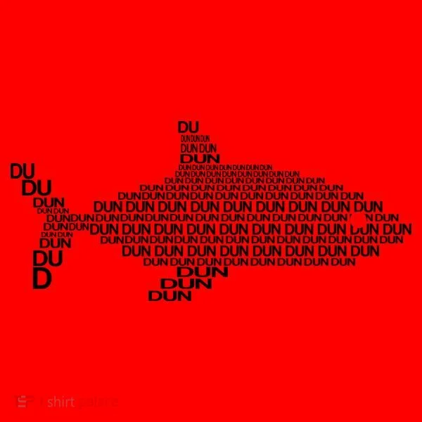 Dun Dun Dun Shark Logo Santa Hat
