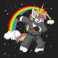 Dabbing Unicorn Ninja Women's Sweatshirt thumb 2
