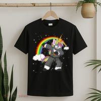 Dabbing Unicorn Ninja T-Shirt thumb 2