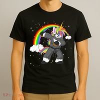 Dabbing Unicorn Ninja T-Shirt thumb 3