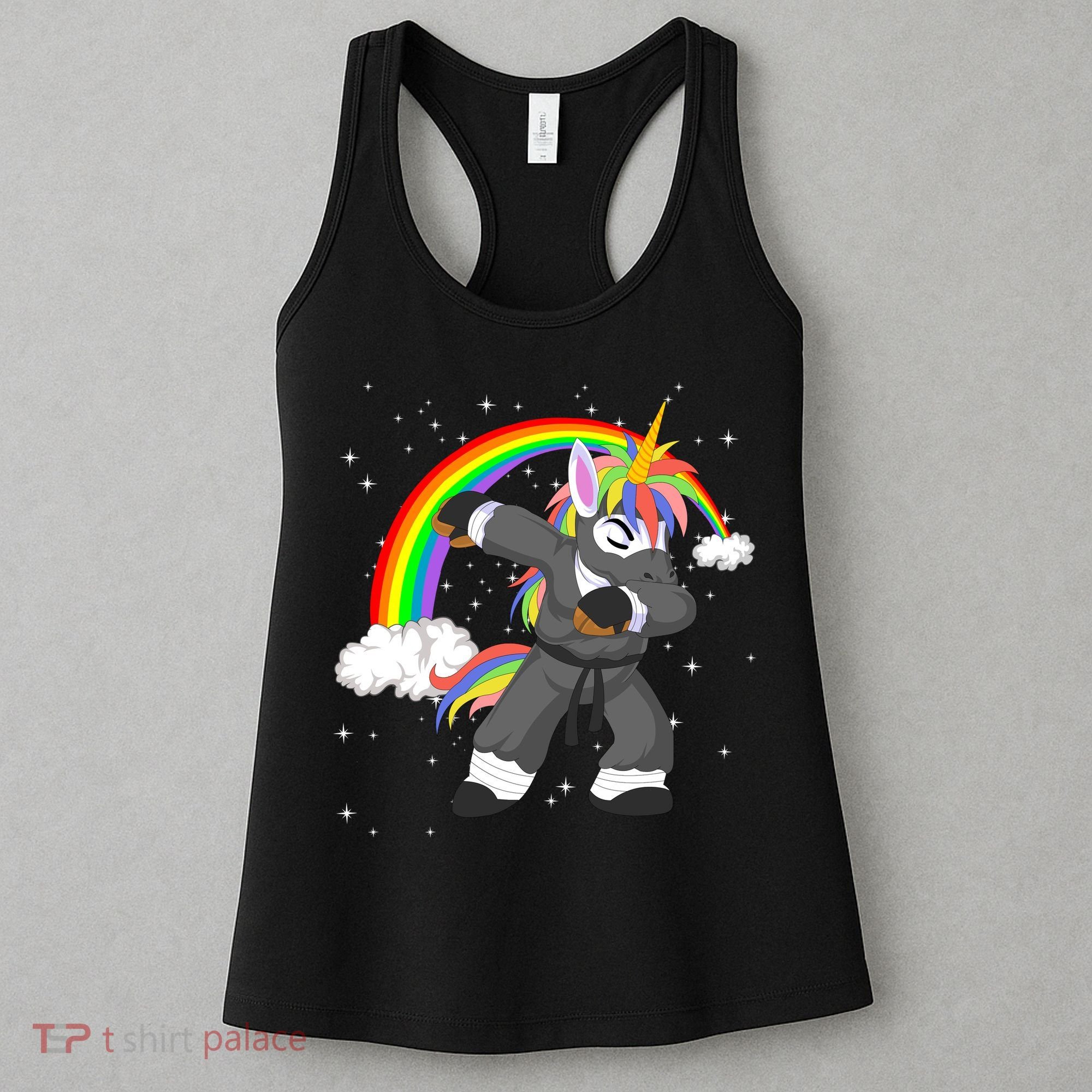 Dabbing Unicorn Ninja Women's Tank Top