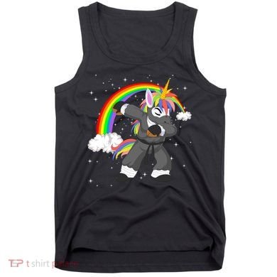 Dabbing Unicorn Ninja Tank Top