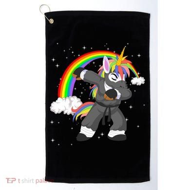 Dabbing Unicorn Ninja Golf Towel