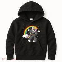Dabbing Unicorn Ninja Kids Hoodie thumb 0