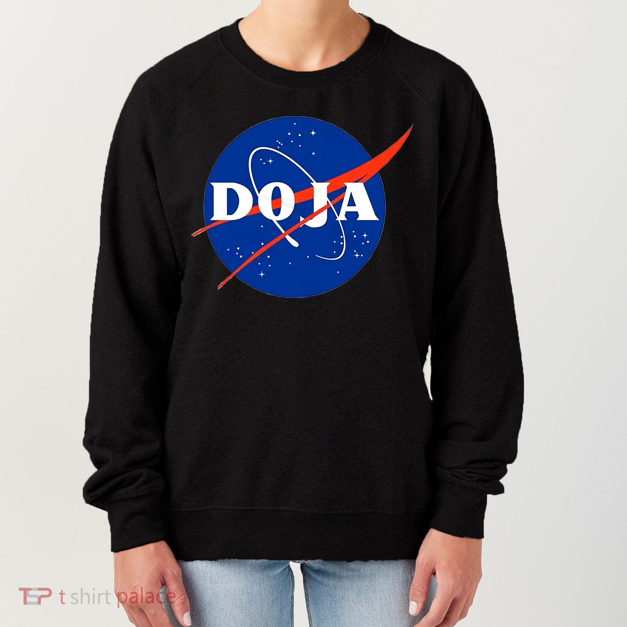 Doja Universe Nasa Blue Doja Cat Women's Sweatshirt