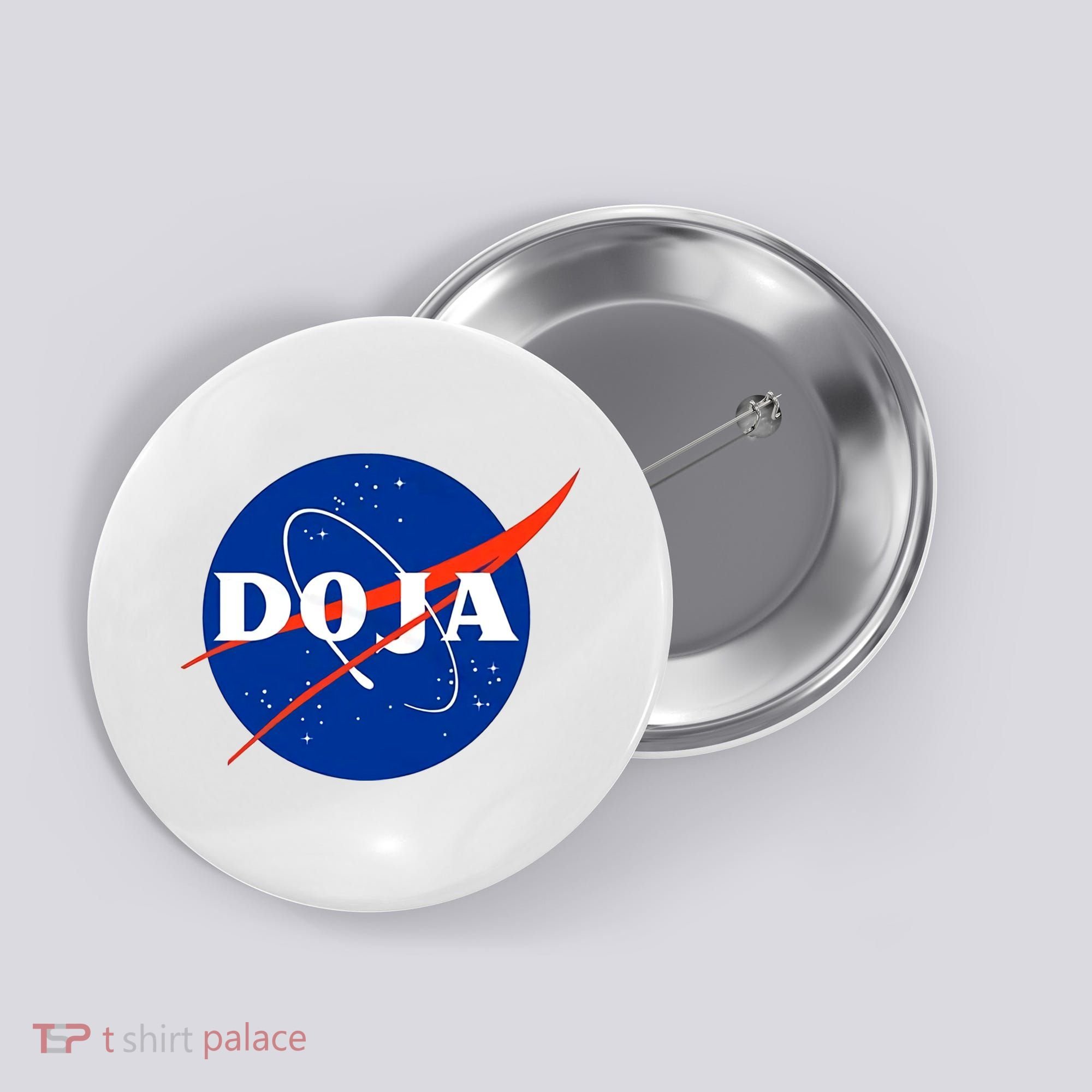 Doja Universe Nasa Blue Doja Cat Button