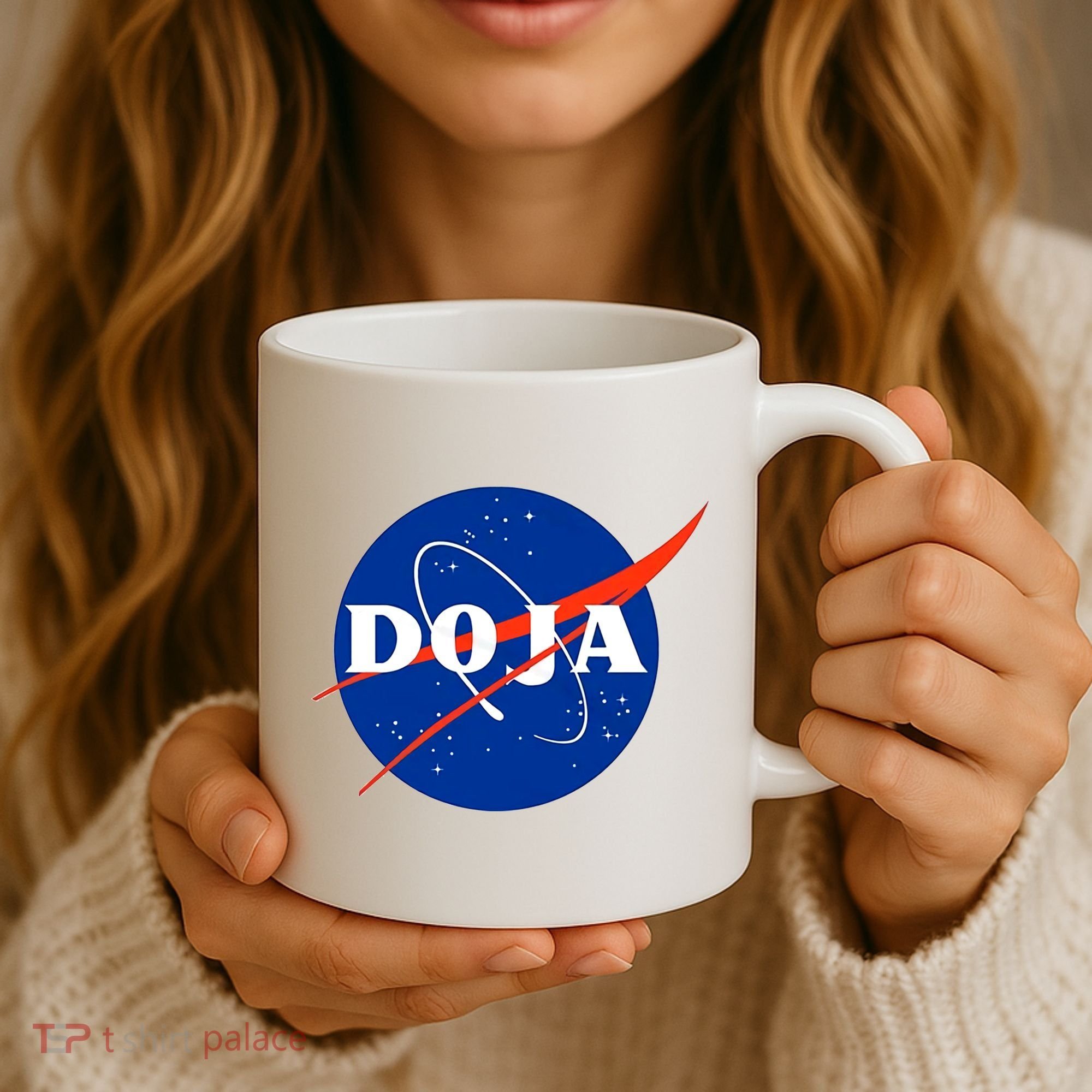 Doja Universe Nasa Blue Doja Cat Coffee Mug
