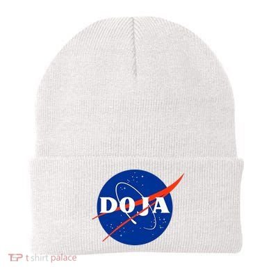 Doja Universe Nasa Blue Doja Cat Beanie