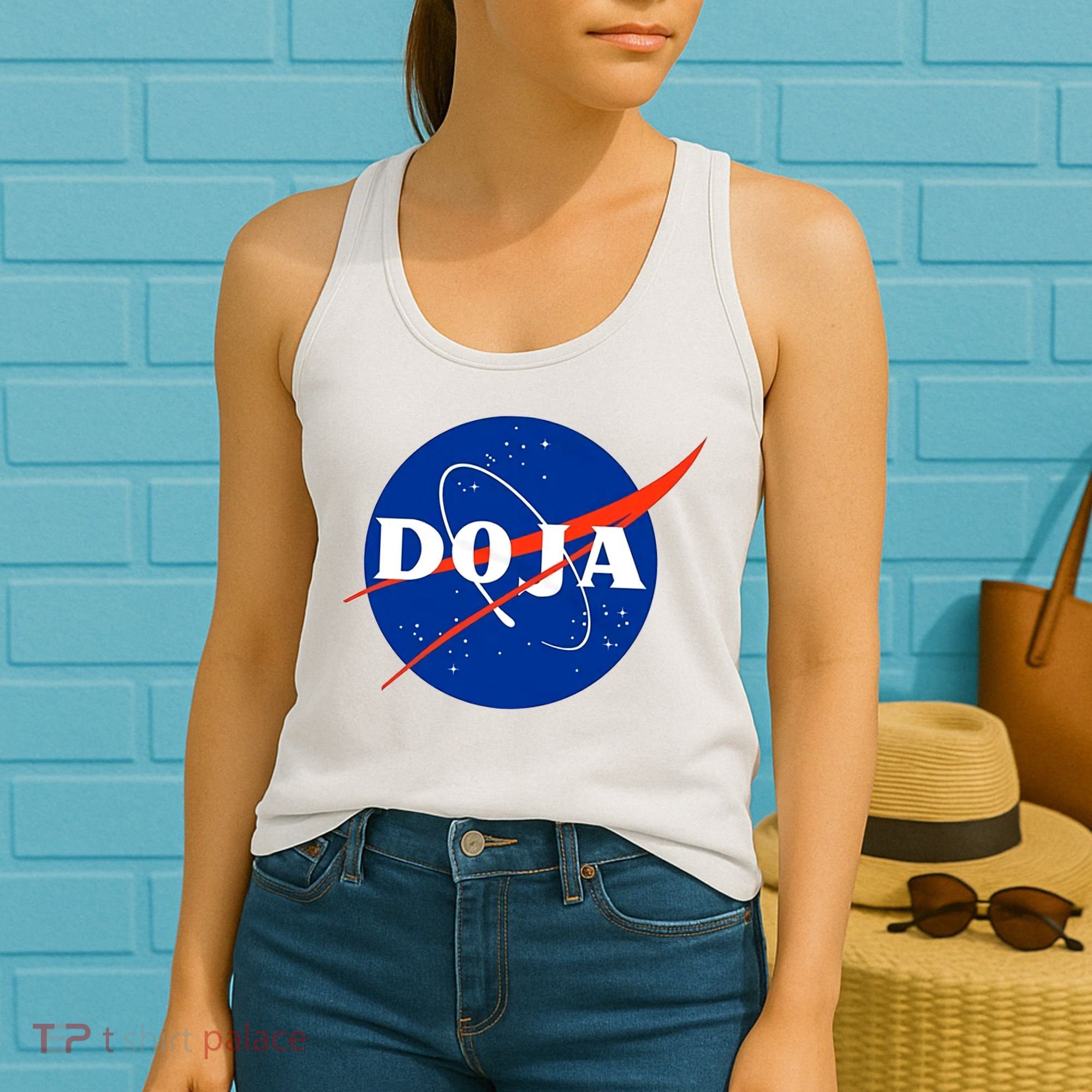 Doja Universe Nasa Blue Doja Cat Women's Tank Top