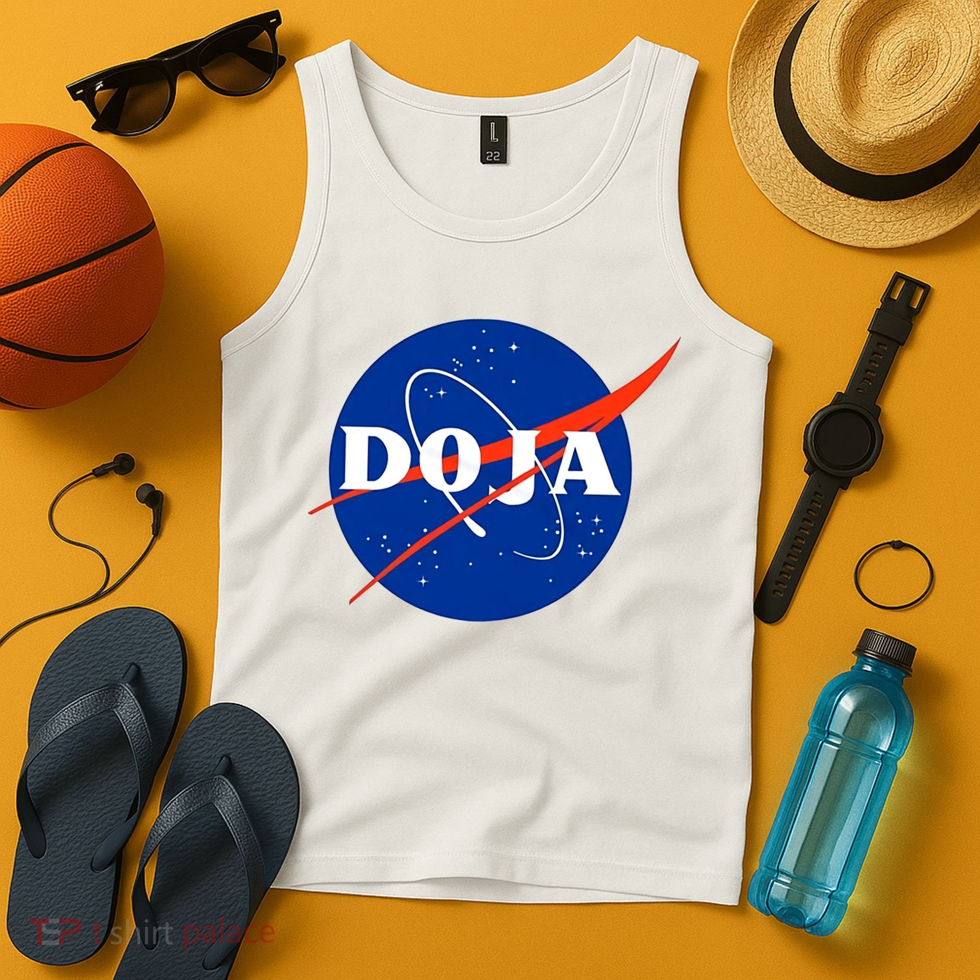 Doja Universe Nasa Blue Doja Cat Tank Top