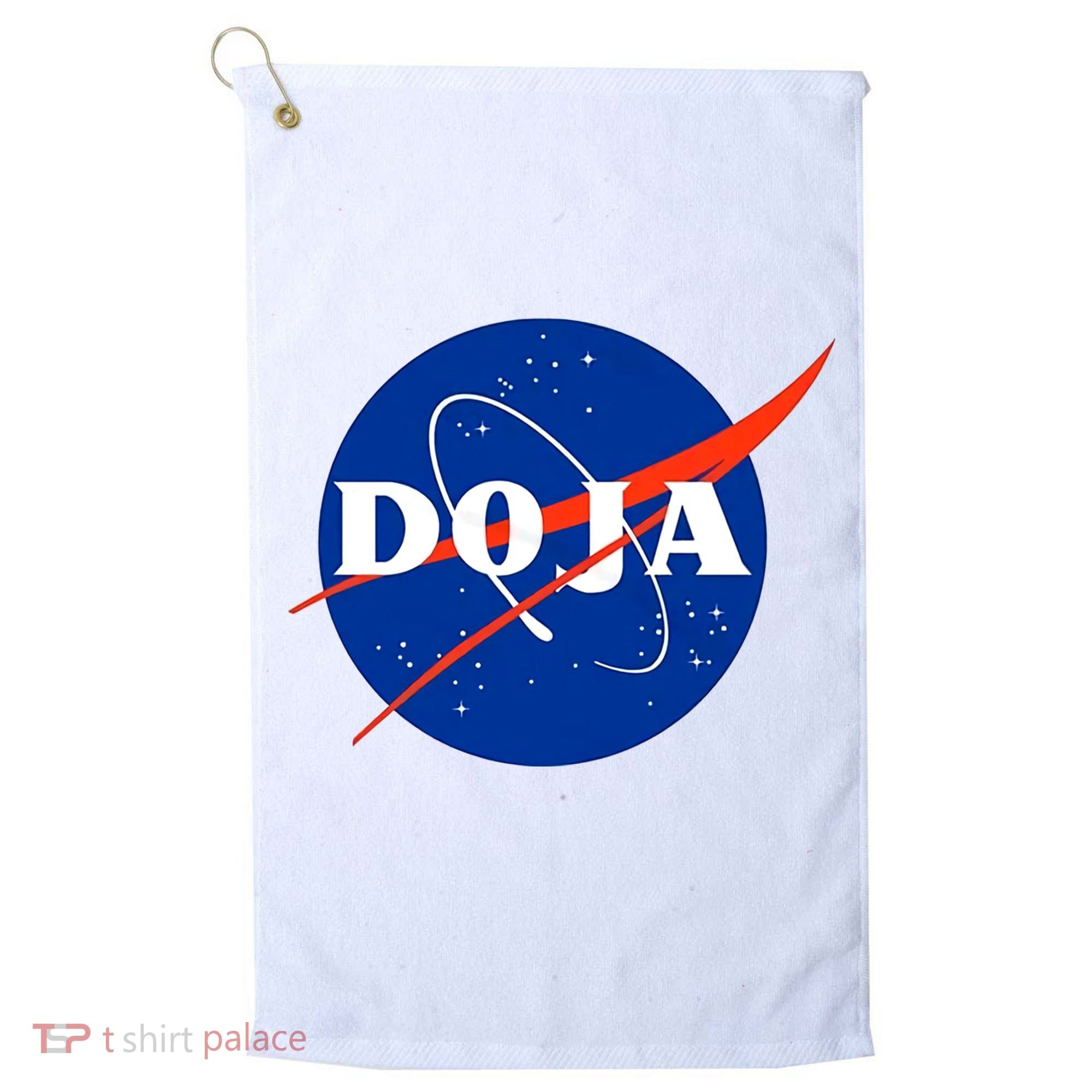 Doja Universe Nasa Blue Doja Cat Golf Towel