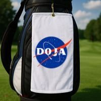 Doja Universe Nasa Blue Doja Cat Golf Towel thumb 2