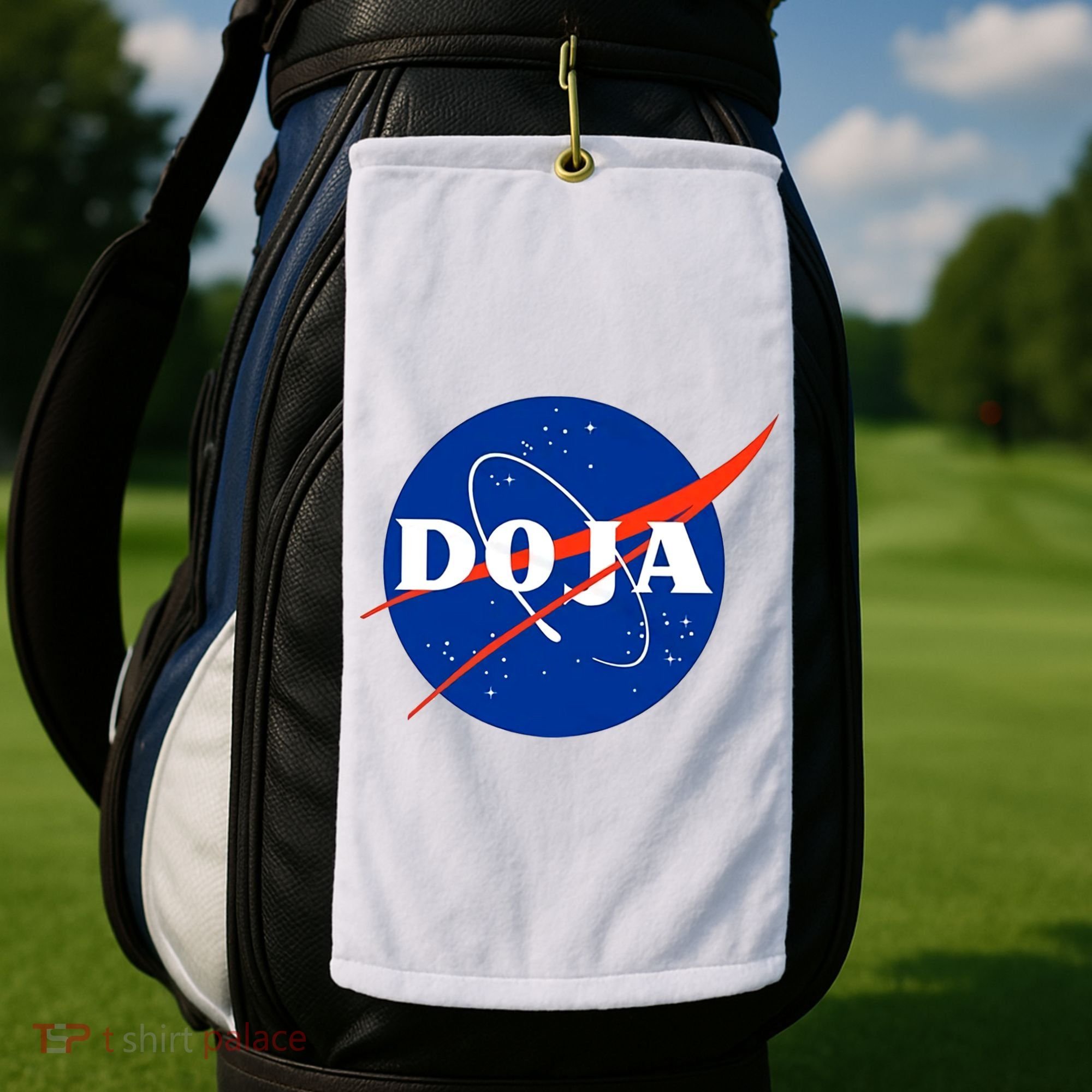 Doja Universe Nasa Blue Doja Cat Golf Towel