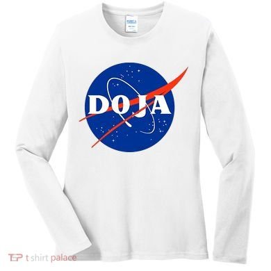 Doja Universe Nasa Blue Doja Cat Women's Long Sleeve Shirt