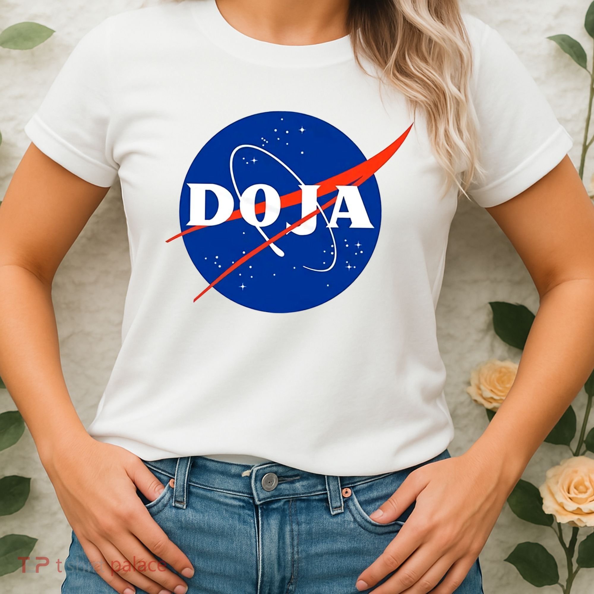 Doja Universe Nasa Blue Doja Cat Women's T-Shirt
