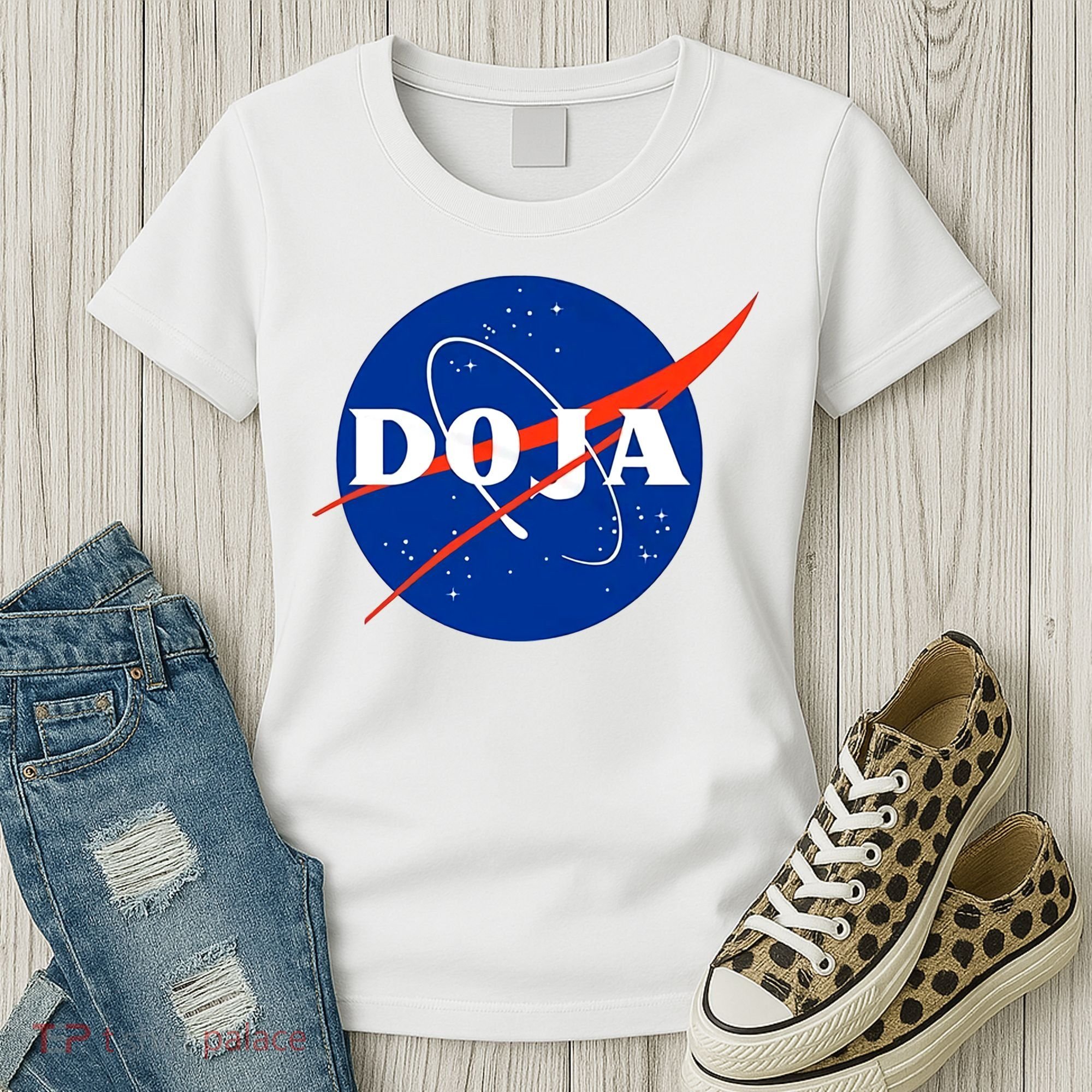 Doja Universe Nasa Blue Doja Cat Women's T-Shirt