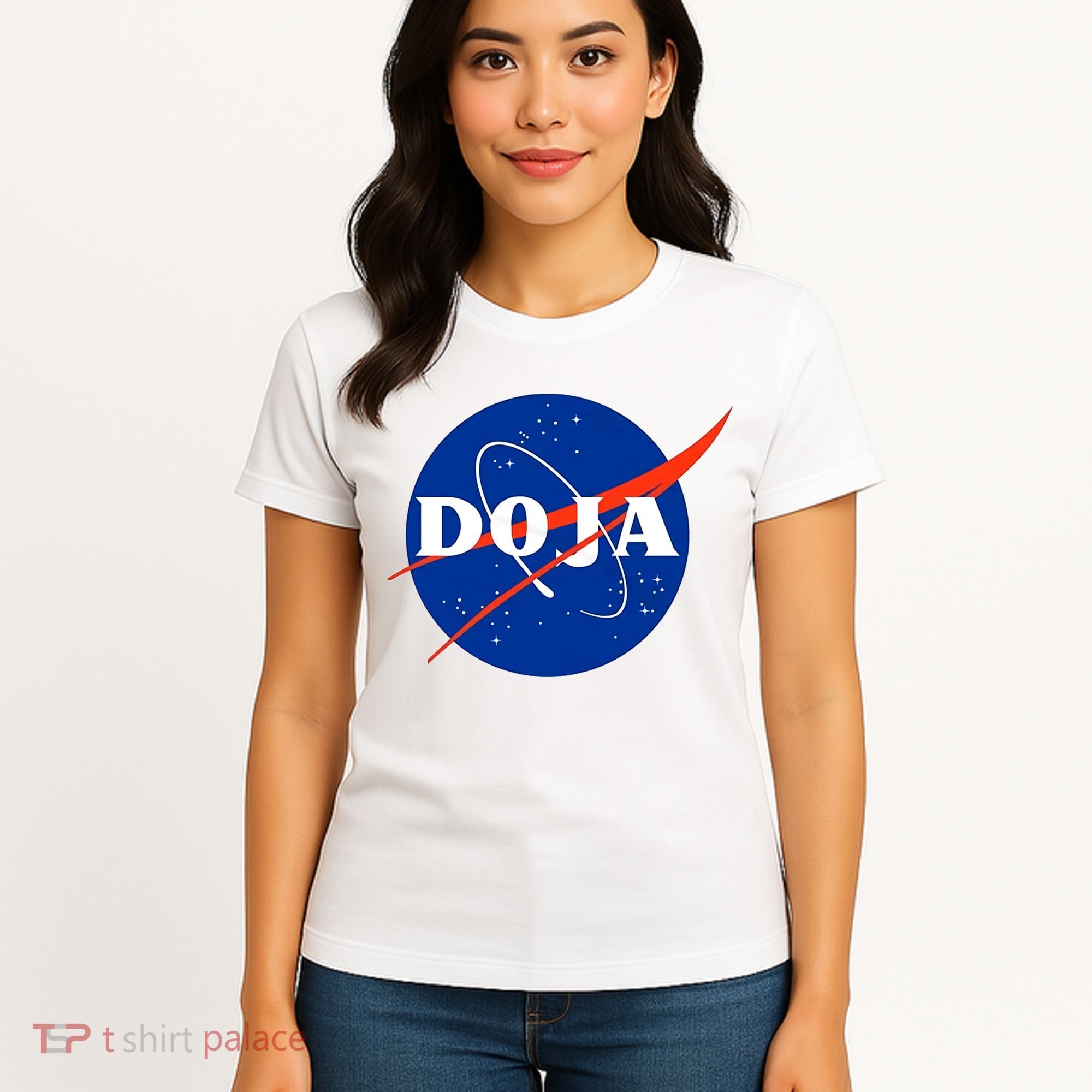 Doja Universe Nasa Blue Doja Cat Women's T-Shirt