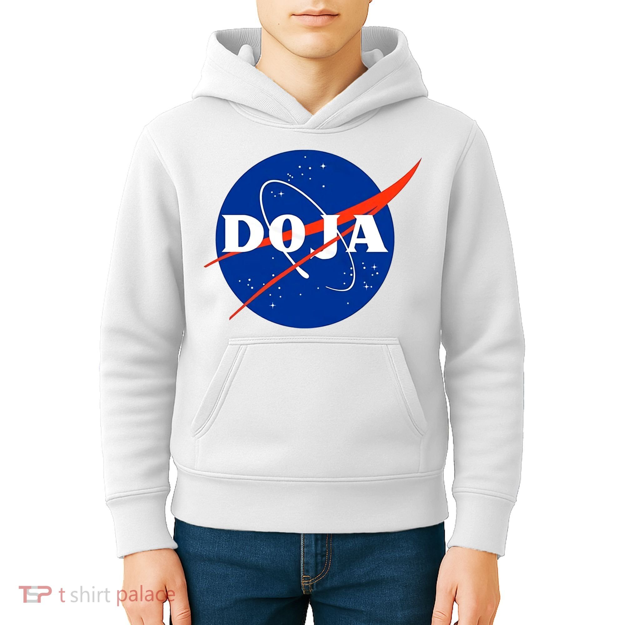 Doja Universe Nasa Blue Doja Cat Kids Hoodie