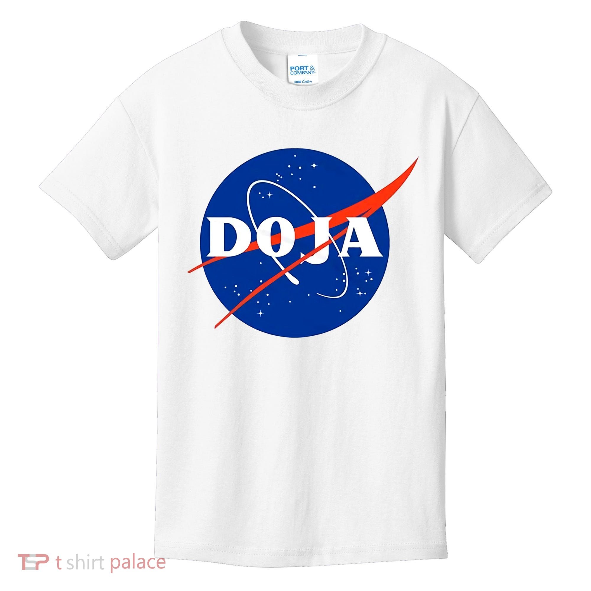 Doja Universe Nasa Blue Doja Cat Kids T-Shirt