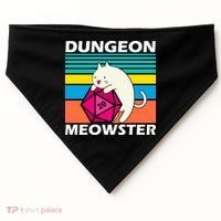 Dungeon Meowster USA-Made Doggie Bandana thumb 0