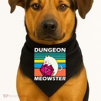 Dungeon Meowster USA-Made Doggie Bandana thumb 1