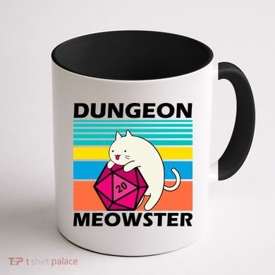 Dungeon Meowster Coffee Mug back