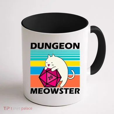Dungeon Meowster Coffee Mug back