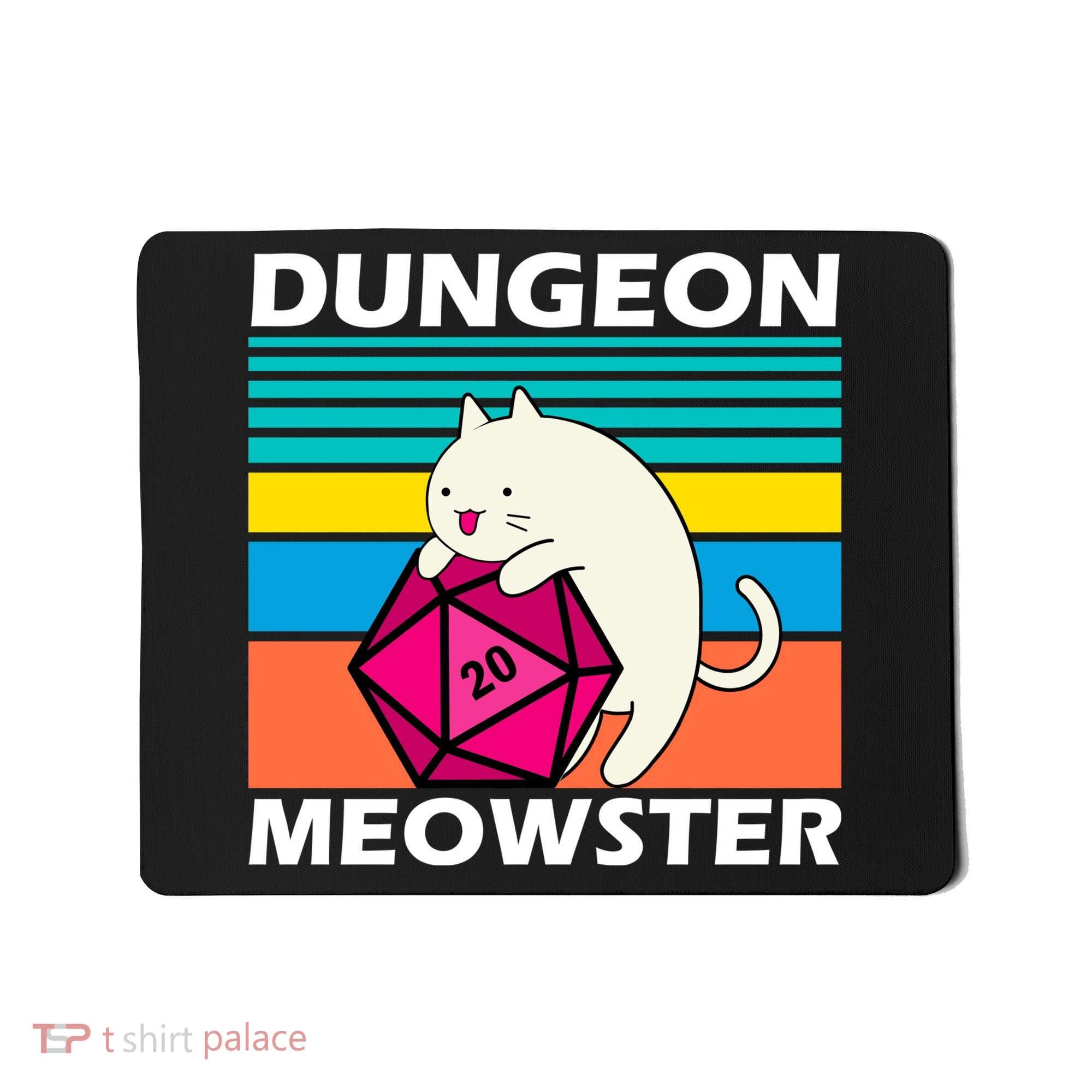Dungeon Meowster Mousepad