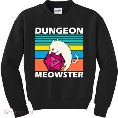 Dungeon Meowster Kids Sweatshirt