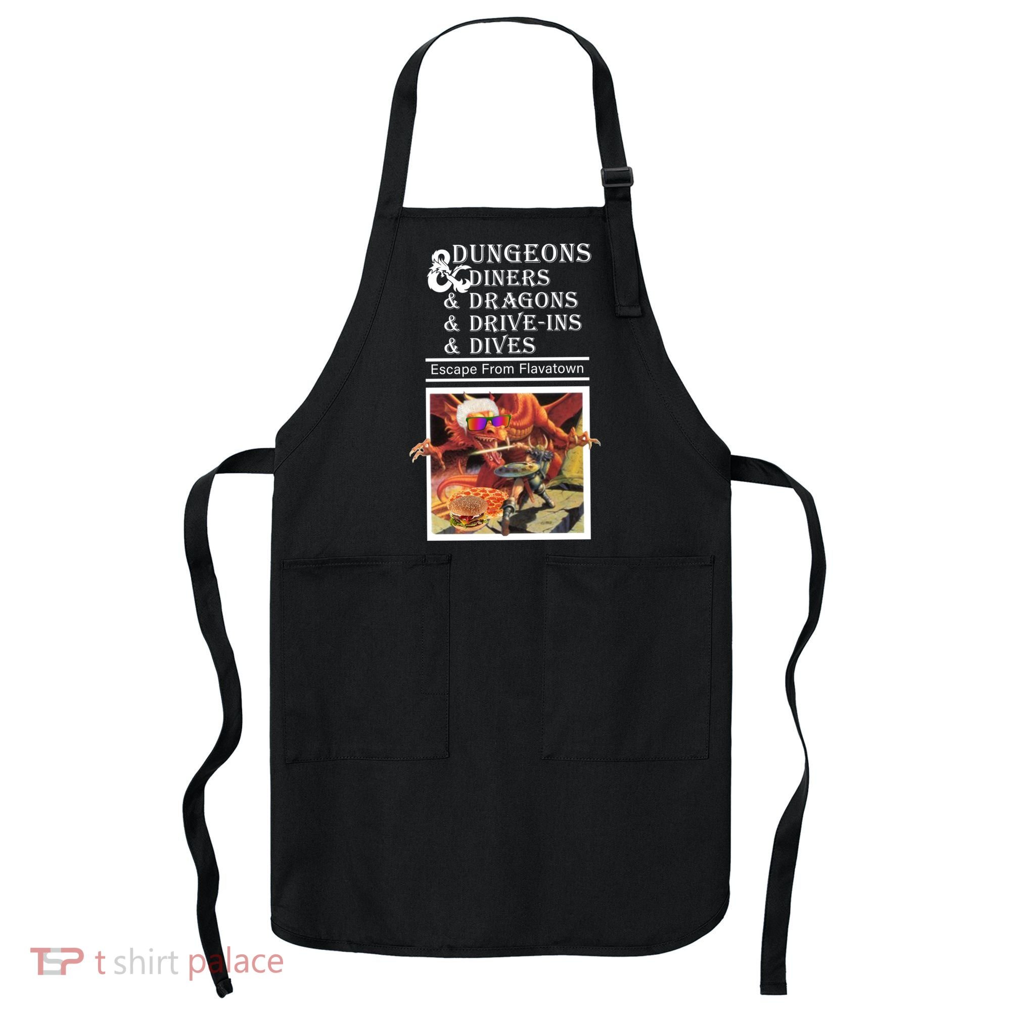 Dungeons & Diners & Dragons & Drive-Ins & Dives Apron