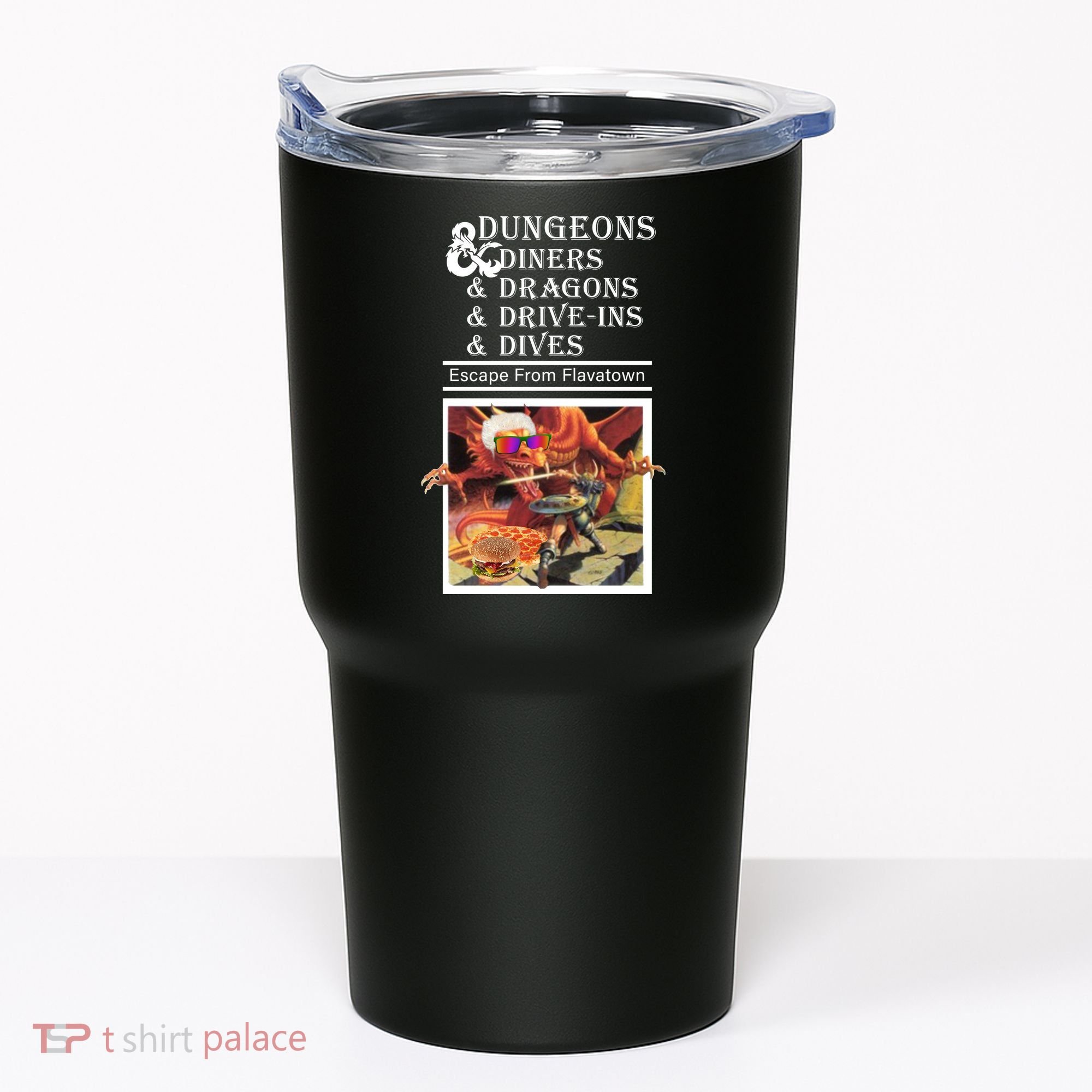 Dungeons & Diners & Dragons & Drive-Ins & Dives Tumbler
