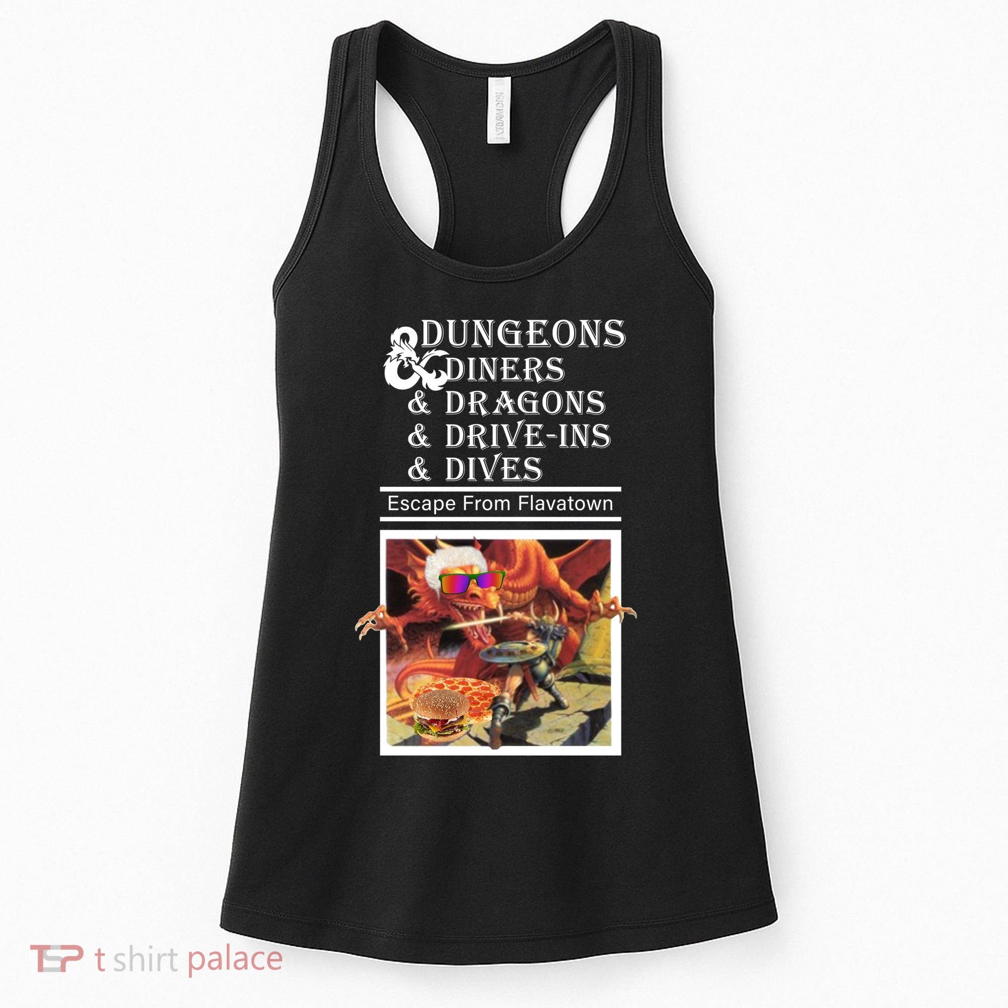Dungeons & Diners & Dragons & Drive-Ins & Dives Women's Tank Top