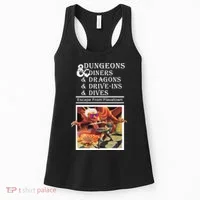 Dungeons & Diners & Dragons & Drive-Ins & Dives Women's Tank Top thumb 0