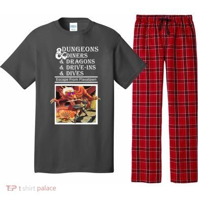 Dungeons & Diners & Dragons & Drive-Ins & Dives Pajama Set