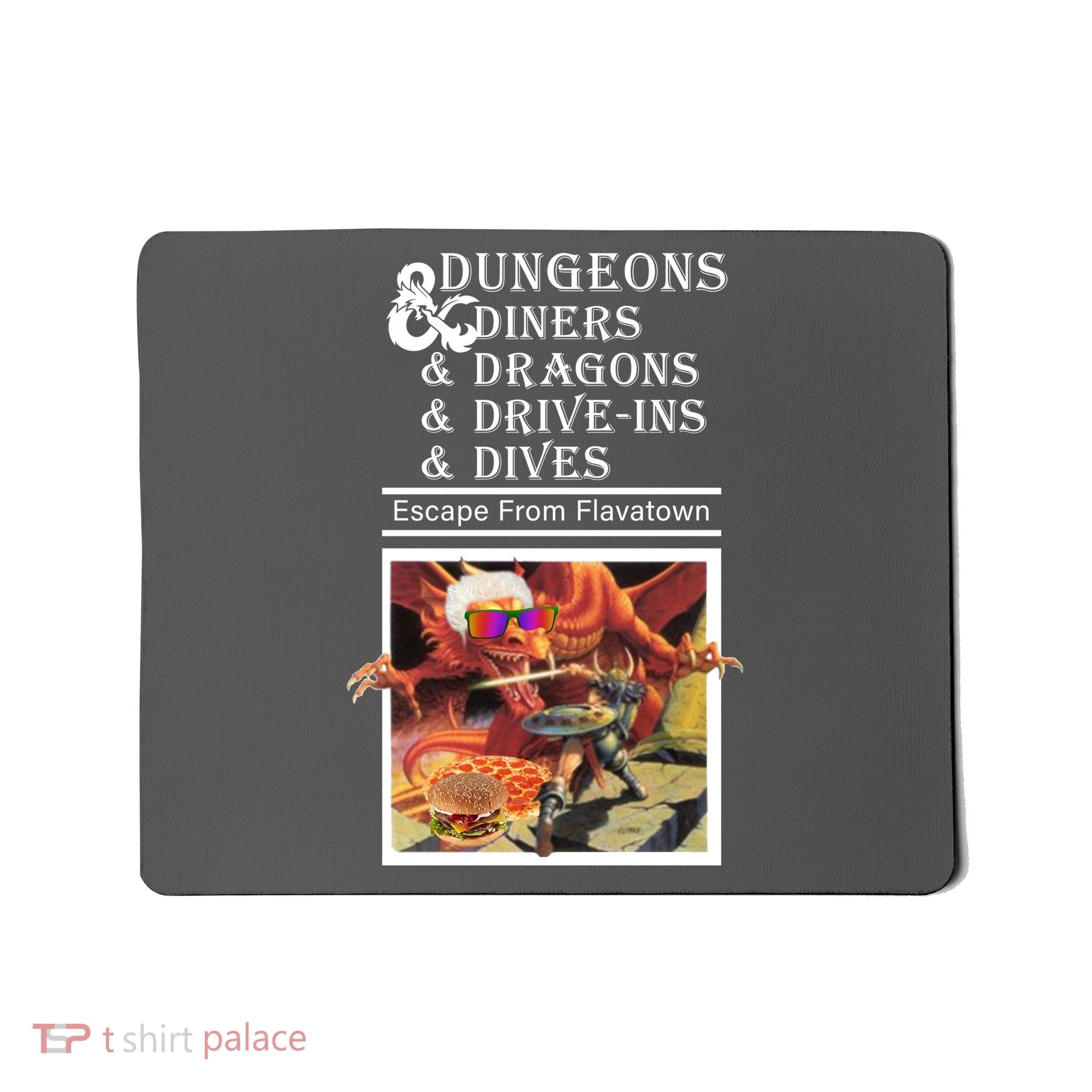 Dungeons & Diners & Dragons & Drive-Ins & Dives Mousepad