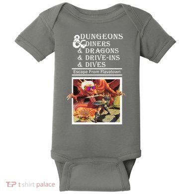 Dungeons & Diners & Dragons & Drive-Ins & Dives Baby Bodysuit