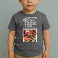 Dungeons & Diners & Dragons & Drive-Ins & Dives Toddler T-Shirt thumb 2