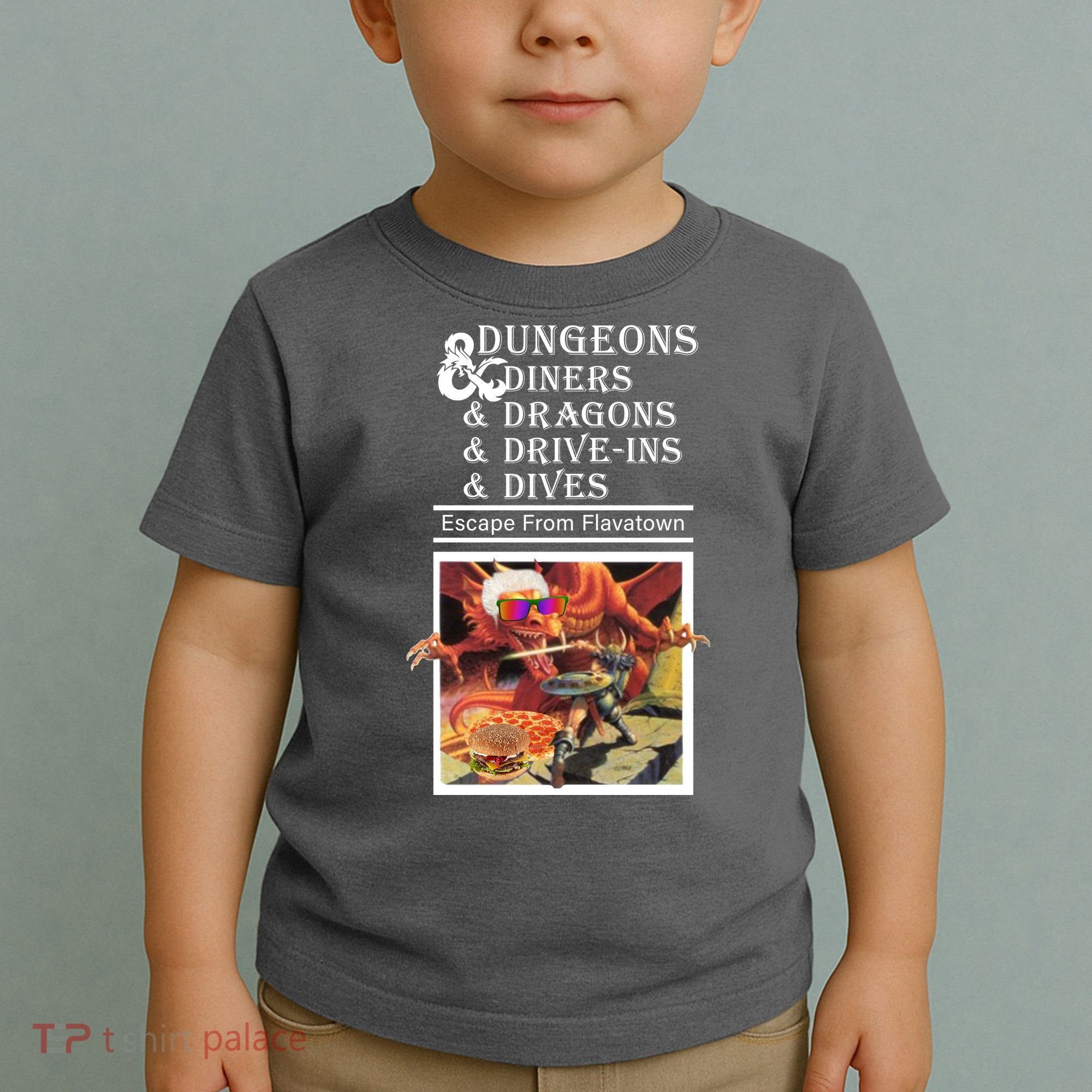 Dungeons & Diners & Dragons & Drive-Ins & Dives Toddler T-Shirt