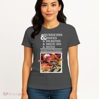 Dungeons & Diners & Dragons & Drive-Ins & Dives Women's T-Shirt thumb 4
