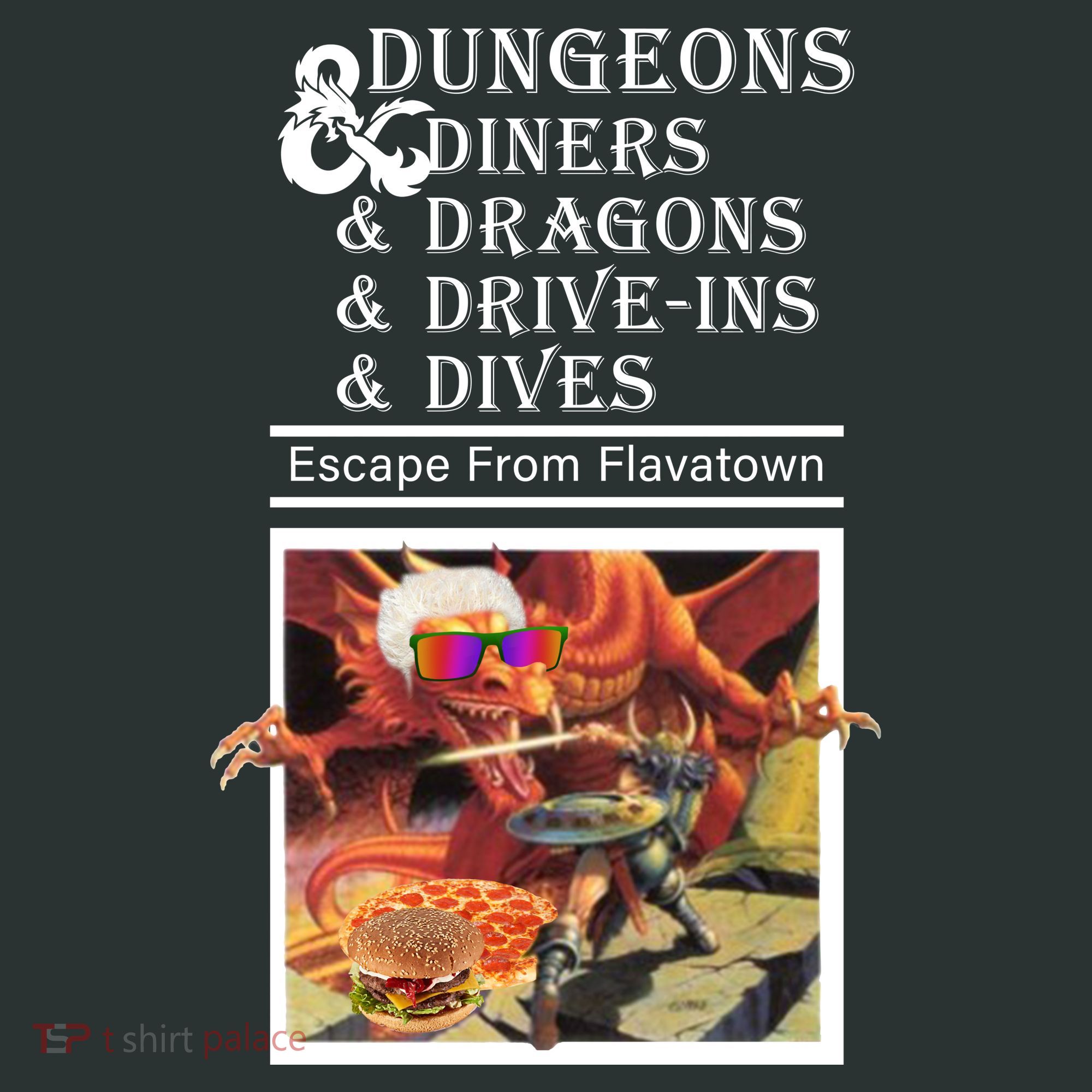 Dungeons & Diners & Dragons & Drive-Ins & Dives Women's T-Shirt