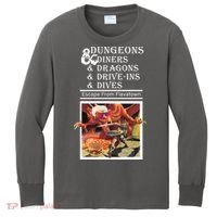 Dungeons & Diners & Dragons & Drive-Ins & Dives Kids Long Sleeve Shirt thumb 0