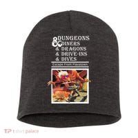Dungeons & Diners & Dragons & Drive-Ins & Dives Short Acrylic Beanie thumb 0