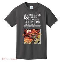 Dungeons & Diners & Dragons & Drive-Ins & Dives Kids T-Shirt thumb 0