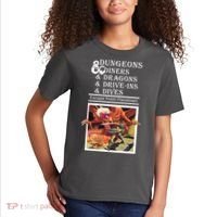 Dungeons & Diners & Dragons & Drive-Ins & Dives Kids T-Shirt thumb 2