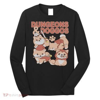 Dungeons & Doggos Cute Long Sleeve Shirt