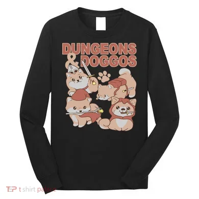 Dungeons & Doggos Cute Long Sleeve Shirt