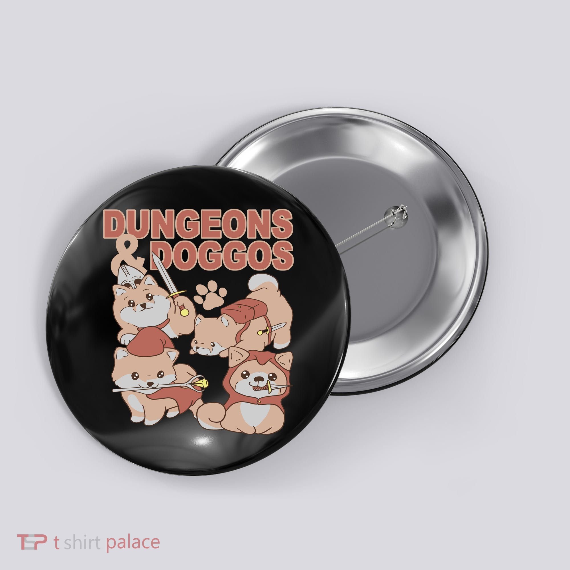 Dungeons & Doggos Cute Button