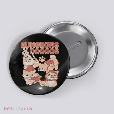 Dungeons & Doggos Cute Button