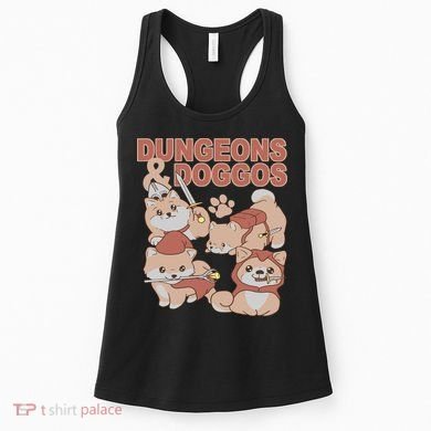 Dungeons & Doggos Cute Women's Tank Top