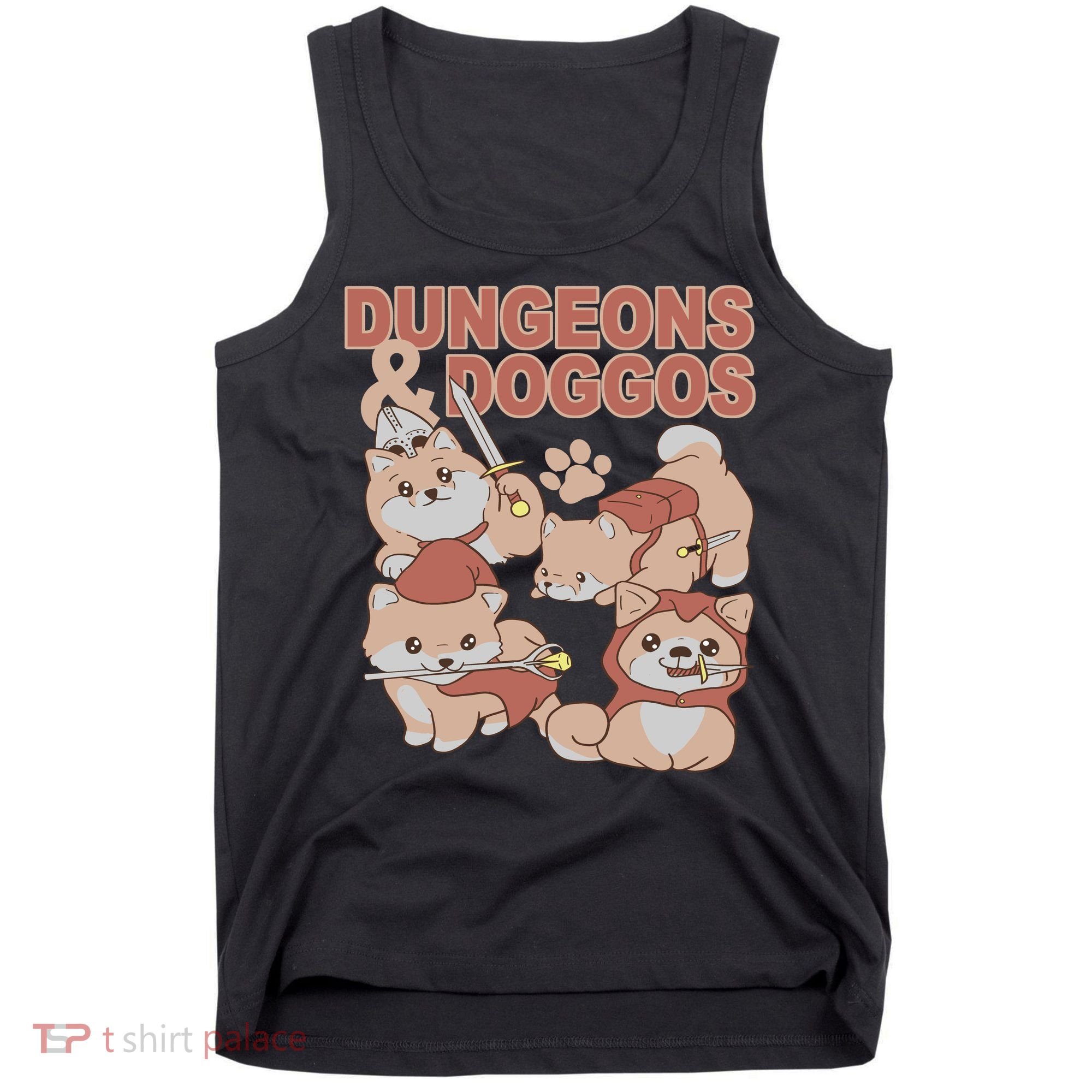 Dungeons & Doggos Cute Tank Top